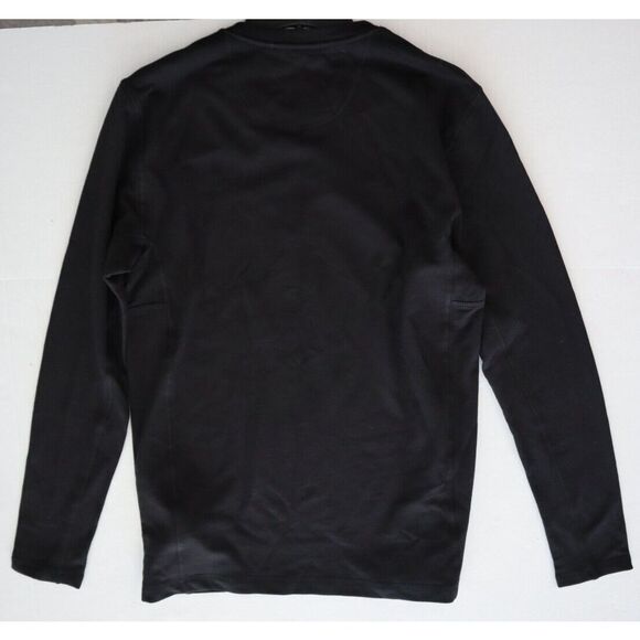 The North Face NF0A7USNJK3 Men's Sz M Black L/S Terry Crewneck Tee Shirt - Picture 9 of 10